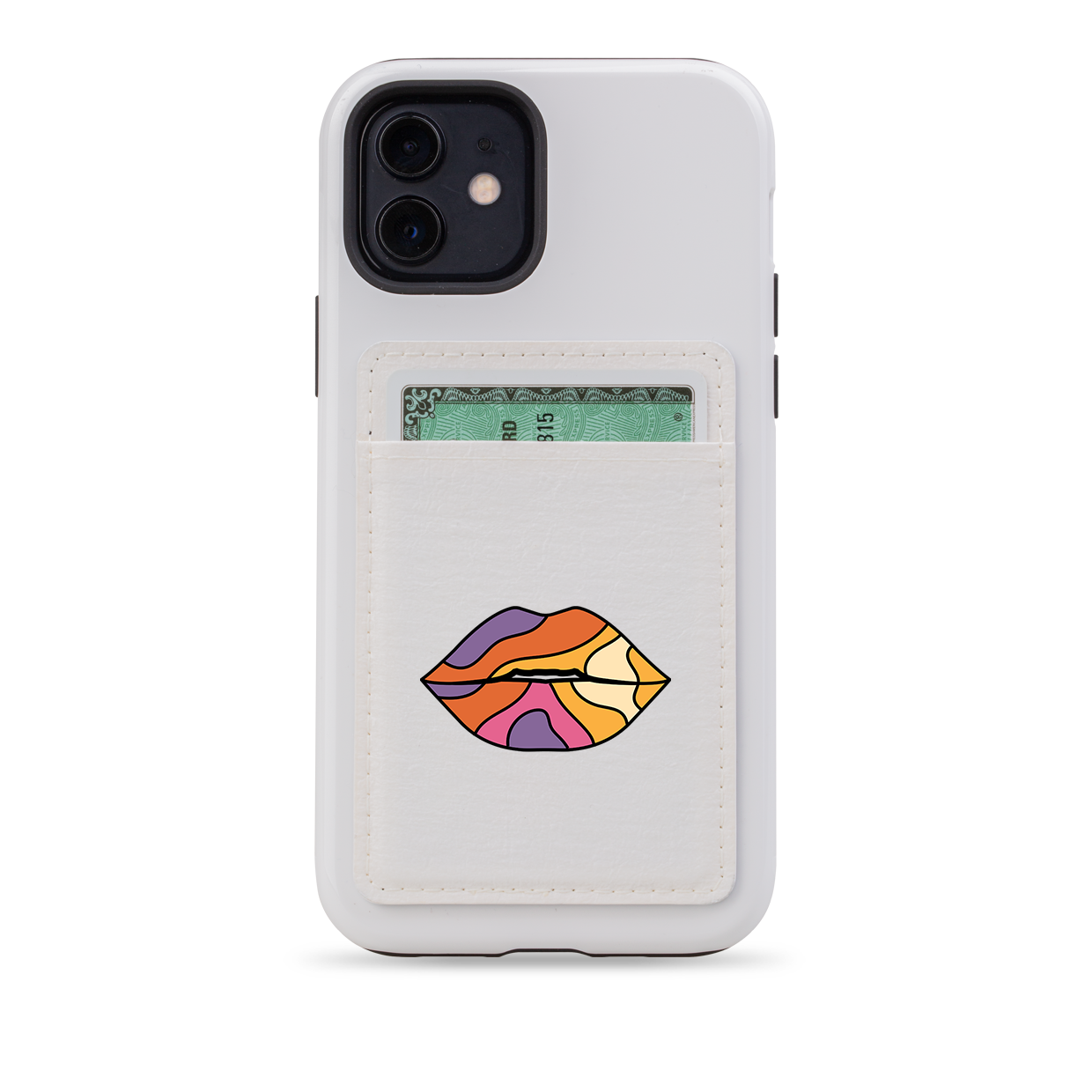 Lips MagSafe Wallet- White