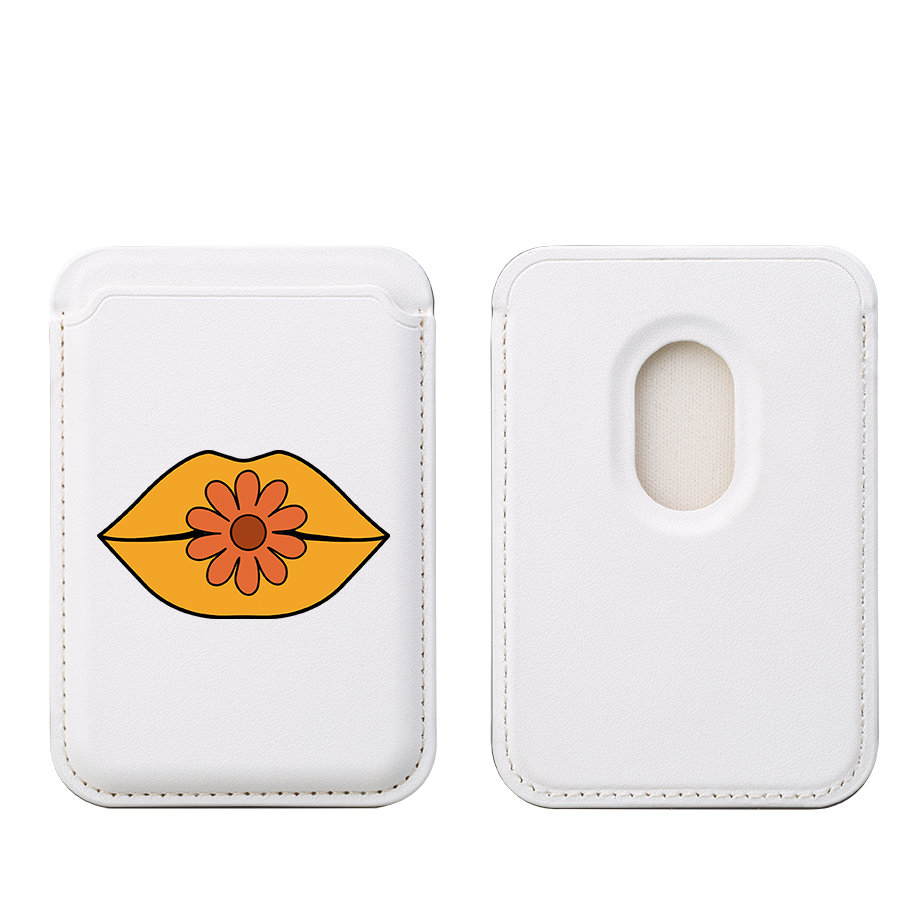 Lips II MagSafe Wallet- White