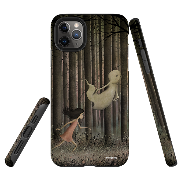 iPhone Tough Case - Little Ghost By Maja Lindberg