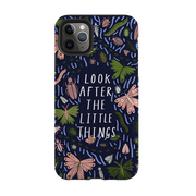 iPhone Tough Case - Little Things Blue By Lee Foster Wilson