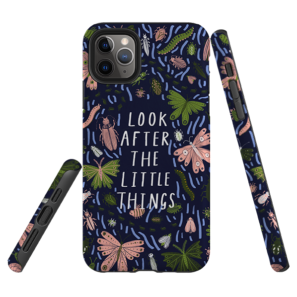 iPhone Tough Case - Little Things Blue By Lee Foster Wilson