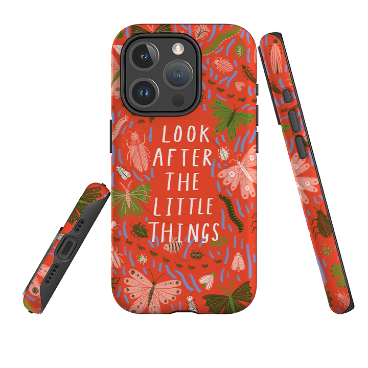 iPhone MagSafe Tough Case - Little Things Orange By Lee Foster Wilson