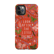 iPhone Tough Case - Little Things Orange By Lee Foster Wilson