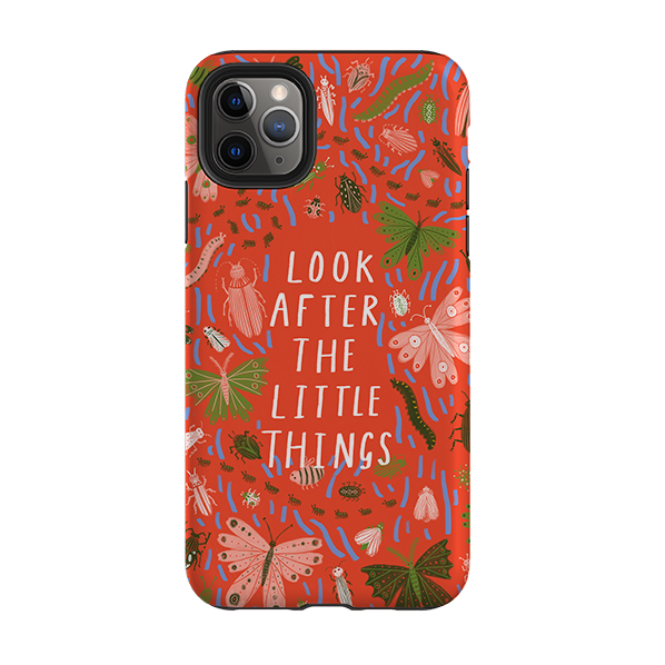 iPhone Tough Case - Little Things Orange By Lee Foster Wilson