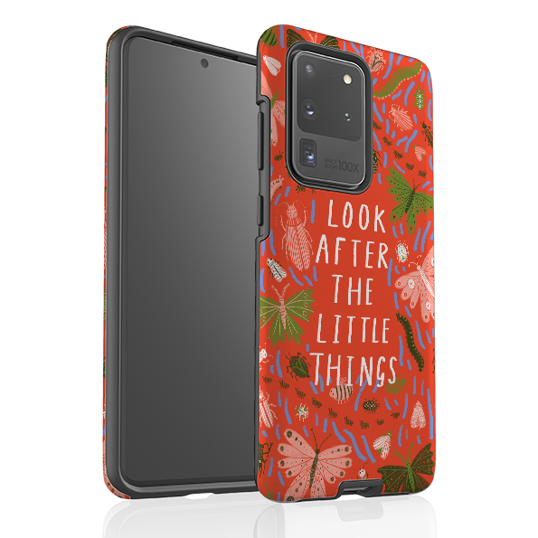 Samsung Tough Case - Little Things Orange By Lee Foster Wilson