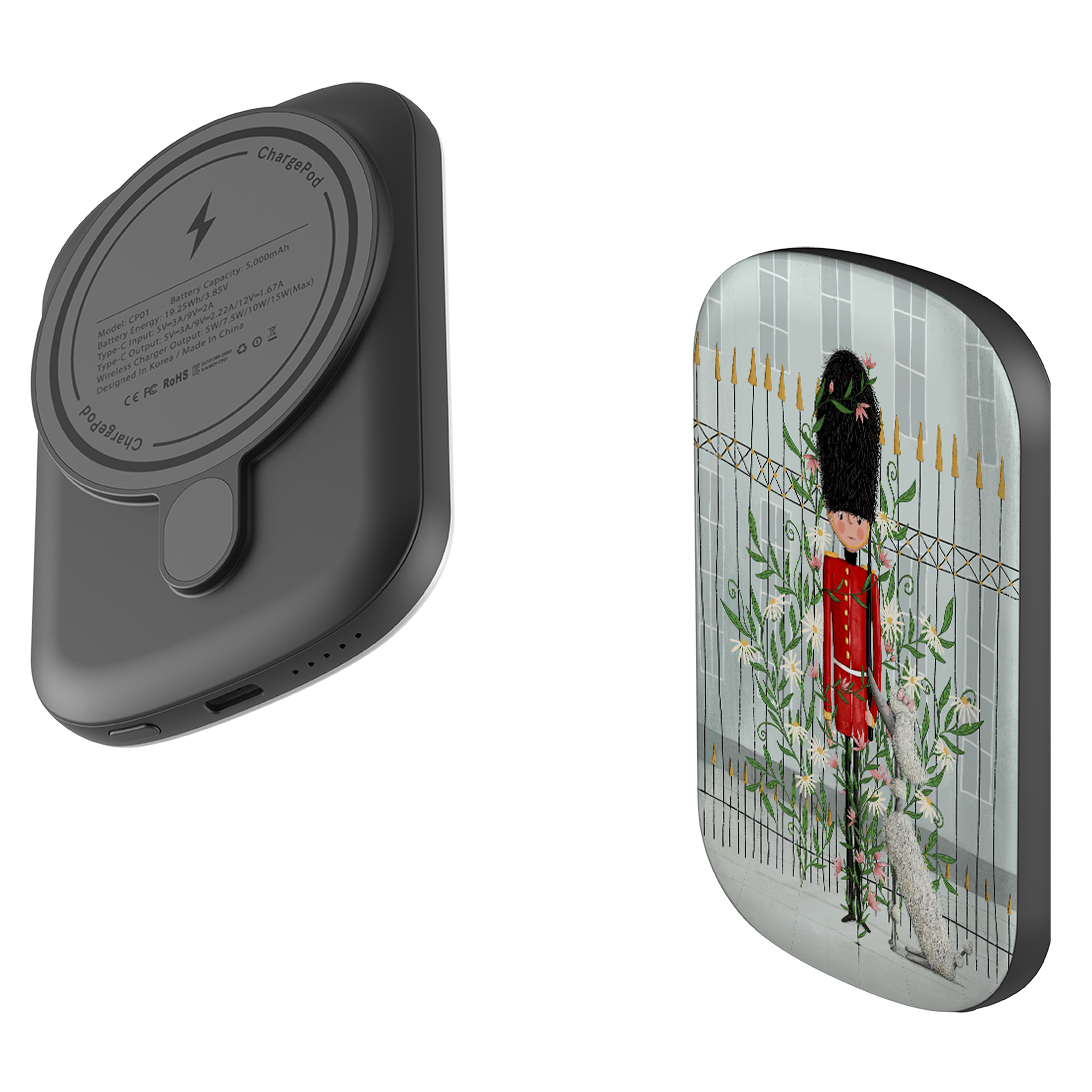 MagSafe Power Bank - London in Bloom By Maja Lindberg
