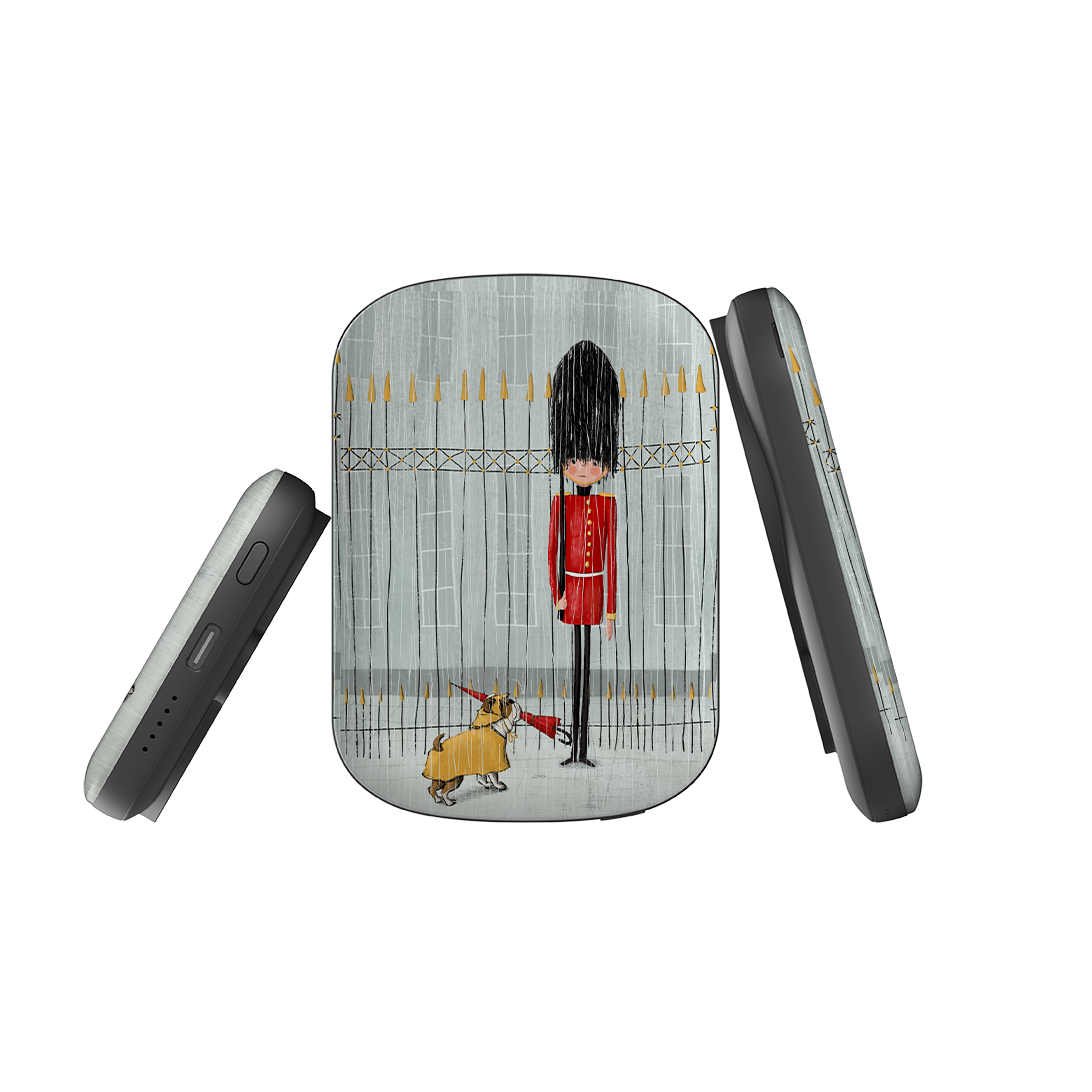 MagSafe Power Bank - London in Rain By Maja Lindberg