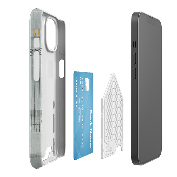 London In Rain By Maja Lindberg Case and Card Case