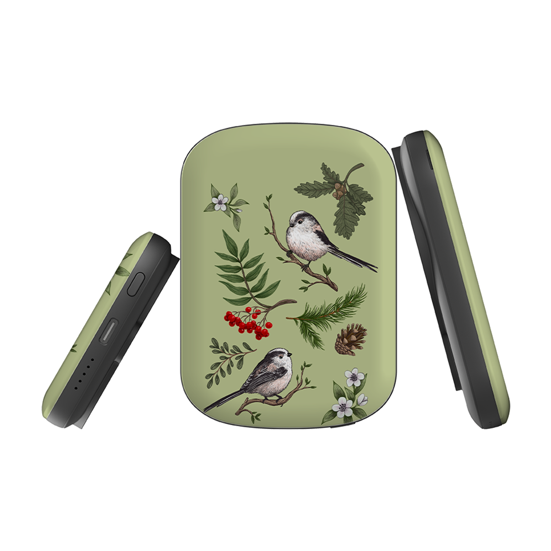 MagSafe Power Bank - Longtail Tits By Anna Stead