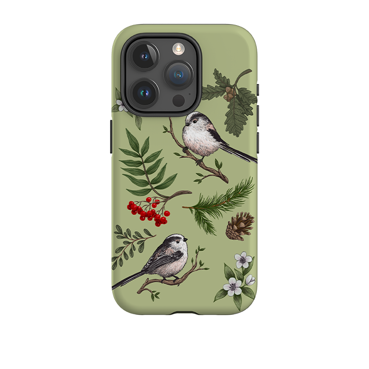 iPhone Tough Case - Longtail Tits By Anna Stead
