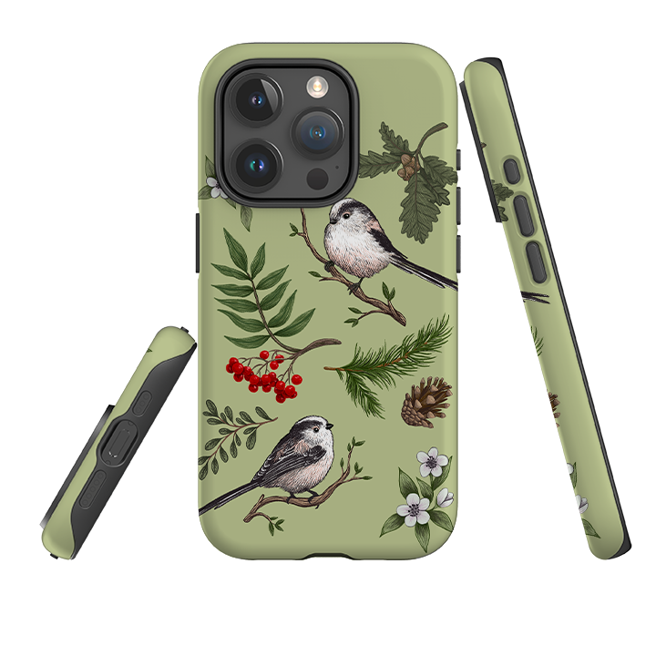 iPhone Tough Case - Longtail Tits By Anna Stead