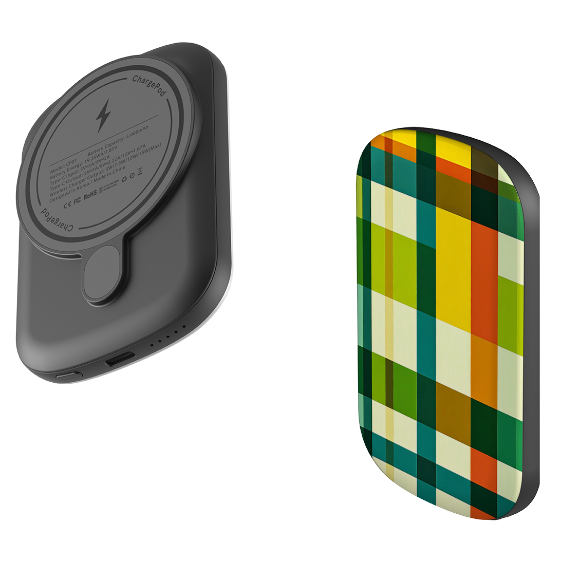 MagSafe Power Bank - Los Angeles Gingham