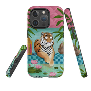 iPhone MagSafe Tough Case - Lotus Tiger By Bex Parkin