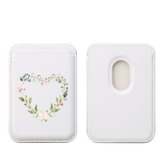 Love Floral MagSafe Wallet- White