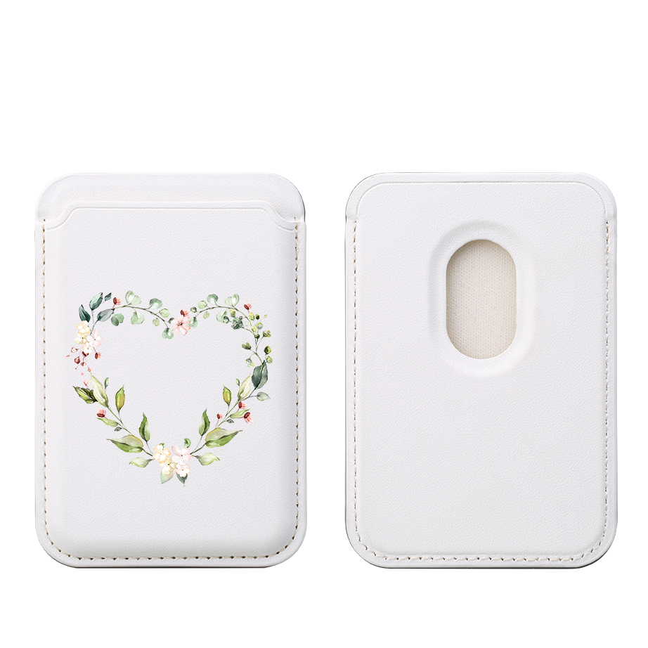 Love Floral MagSafe Wallet- White