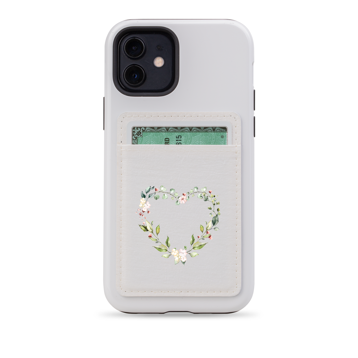 Love Floral MagSafe Wallet- White