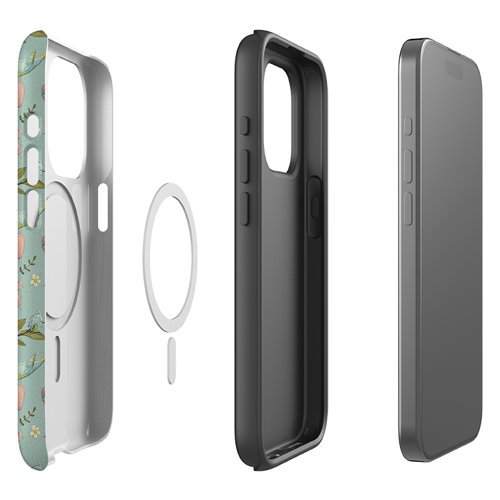 iPhone MagSafe Tough Case - Love Is In the Air Pattern By Maja Lindberg