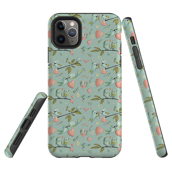 iPhone Tough Case - Love Is In The Air Pattern By Maja Lindberg
