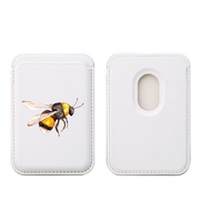 Lucy's Bee MagSafe Wallet- White