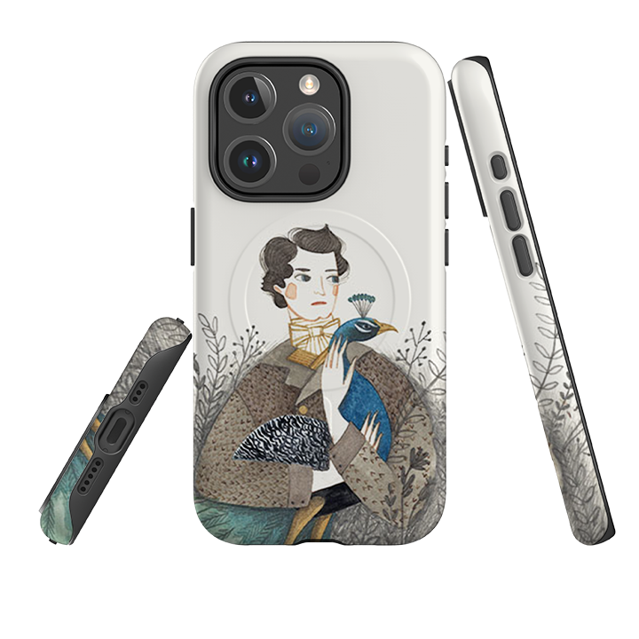 iPhone MagSafe Tough Case - Man With Peacock By Meghann Rader