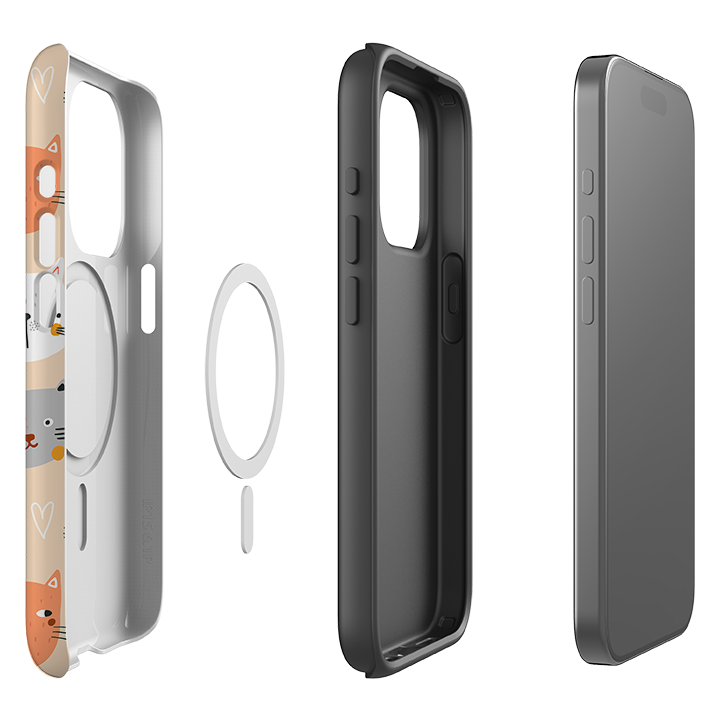 iPhone MagSafe Tough Case - Meowsome