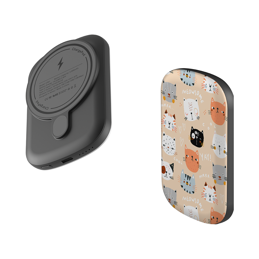 MagSafe Power Bank - Meowsome