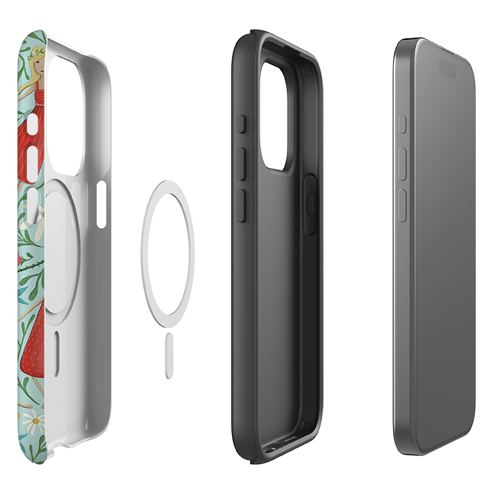iPhone MagSafe Tough Case - Midsummer Dance Blue By Maja Lindberg