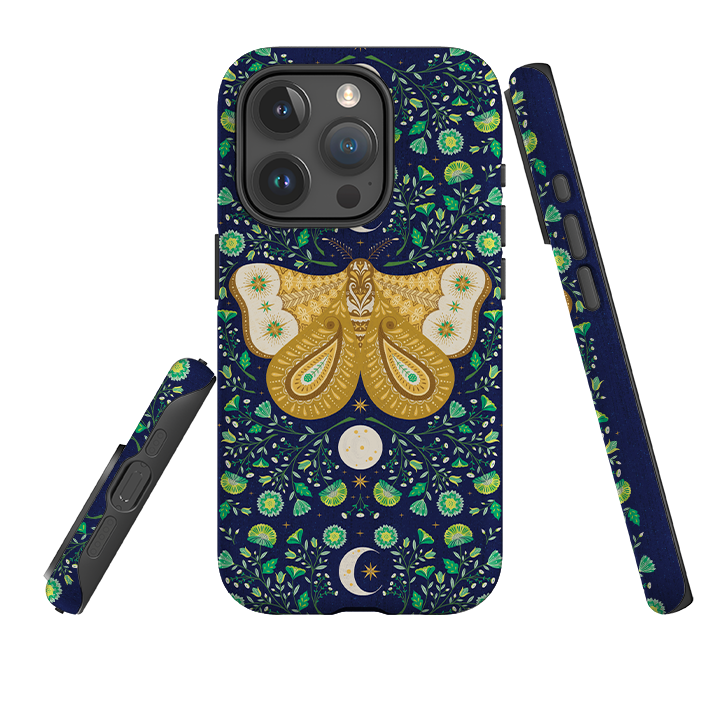 iPhone Tough Case - Moth By Jenny Zemanek