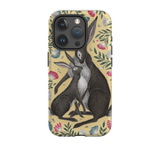 iPhone Tough Case - Mother And Baby Hare By Catherine Rowe