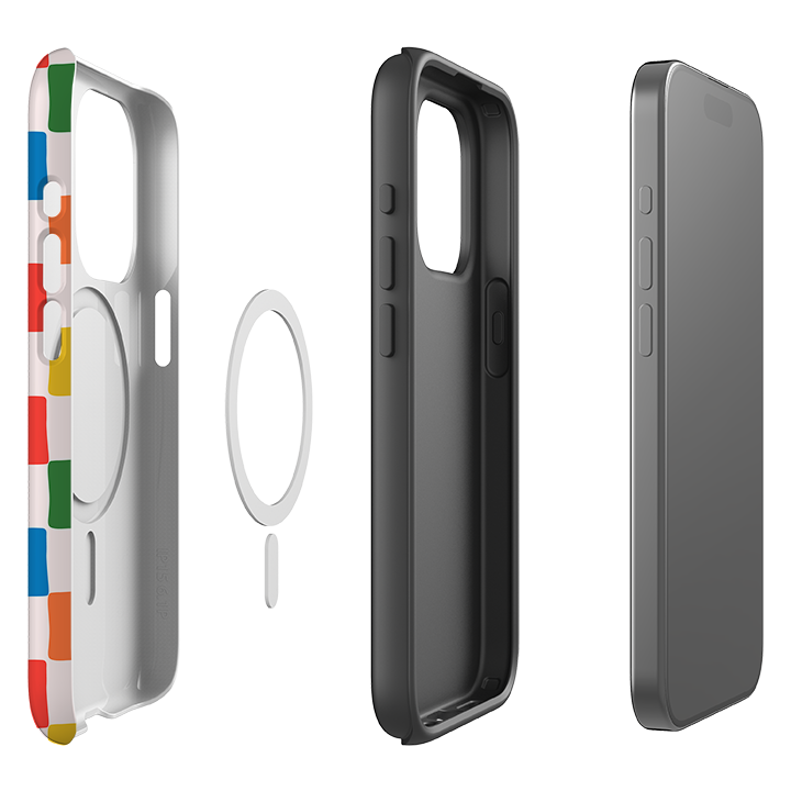 iPhone MagSafe Tough Case -  Multi Tiles