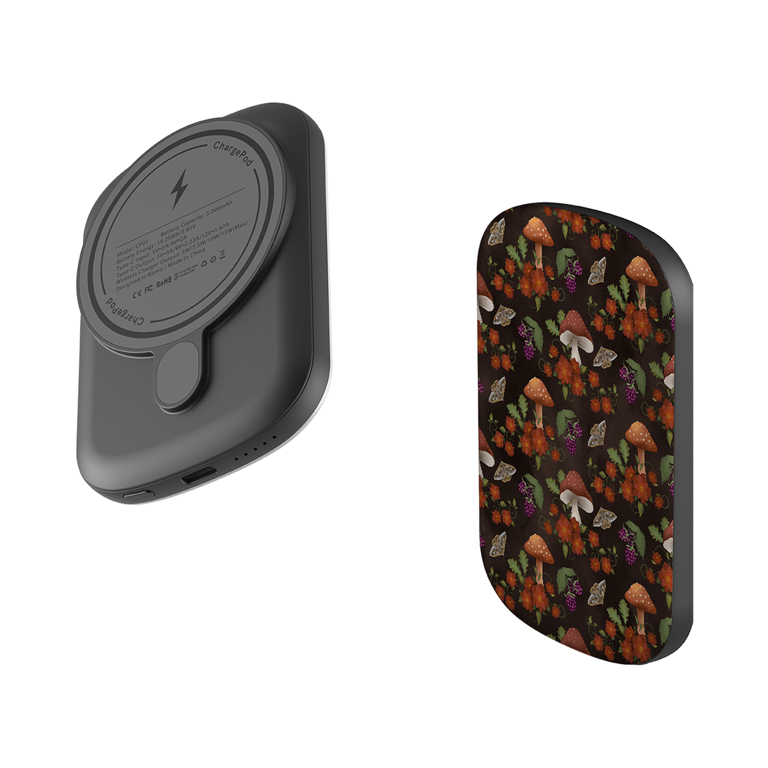 MagSafe Power Bank - Mushroom Floral