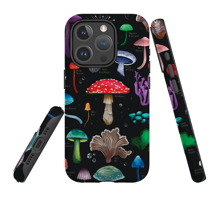 iPhone MagSafe Tough Case - Mushrooms By Anna Stead