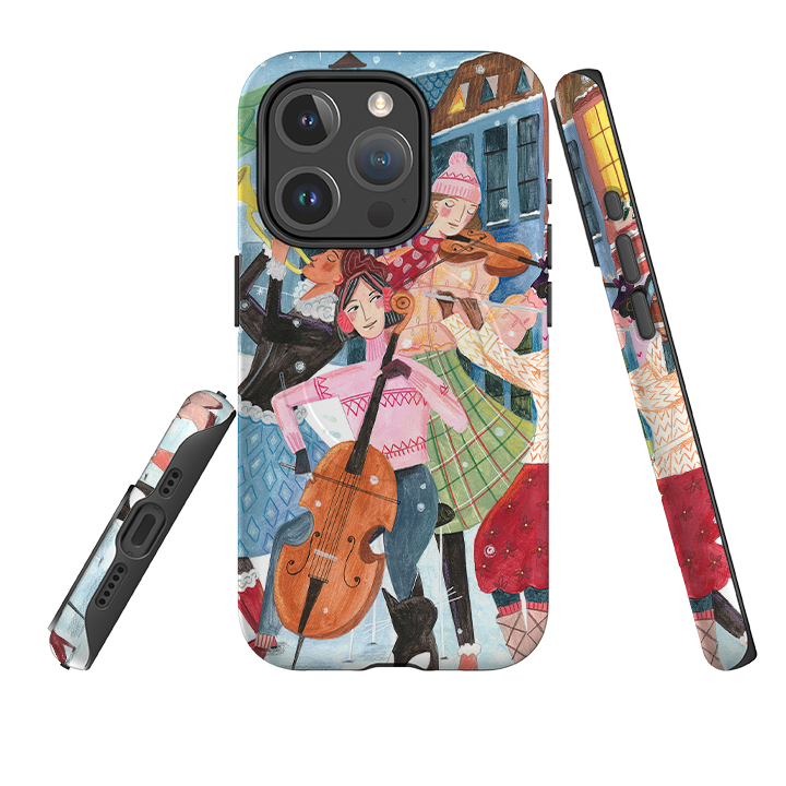 iPhone MagSafe Tough Case -  Musical Winter By Caroline Bonne Muller
