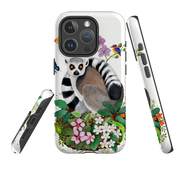 iPhone MagSafe Tough Case - Madagascar Lemur By Bex Parkin