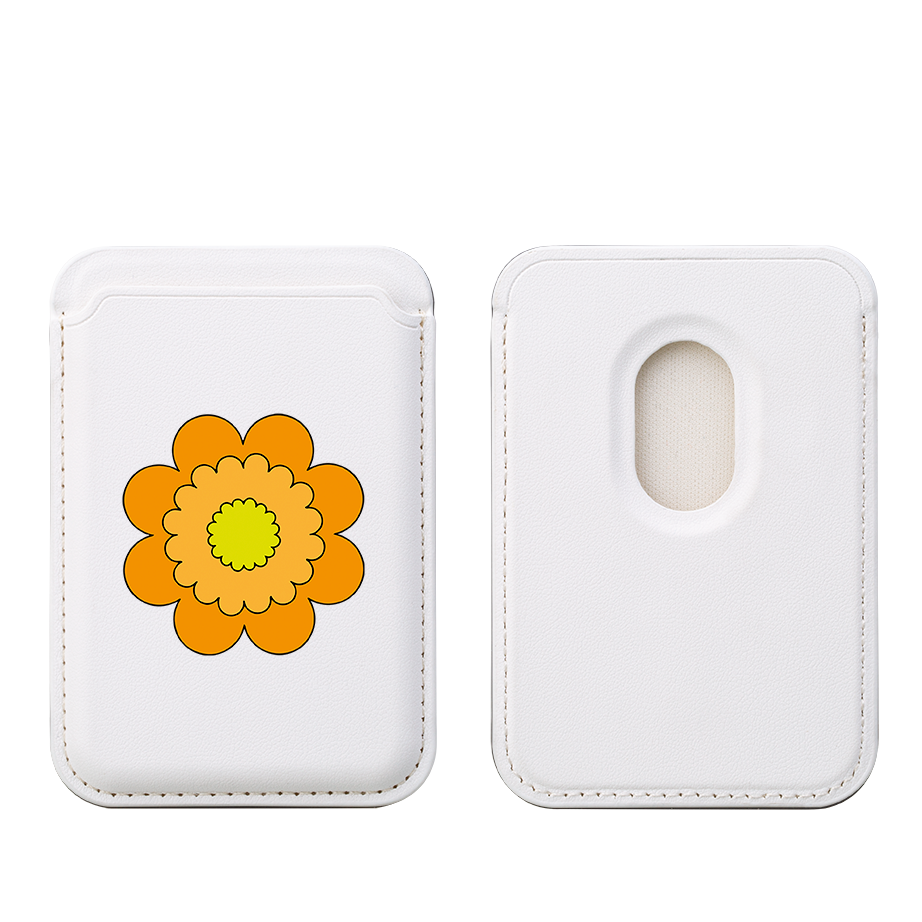 Mandala II MagSafe Wallet- White