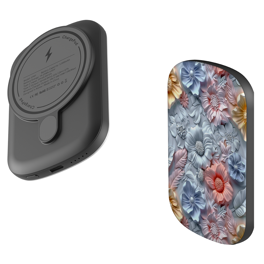 MagSafe Power Bank - Marigold Floral