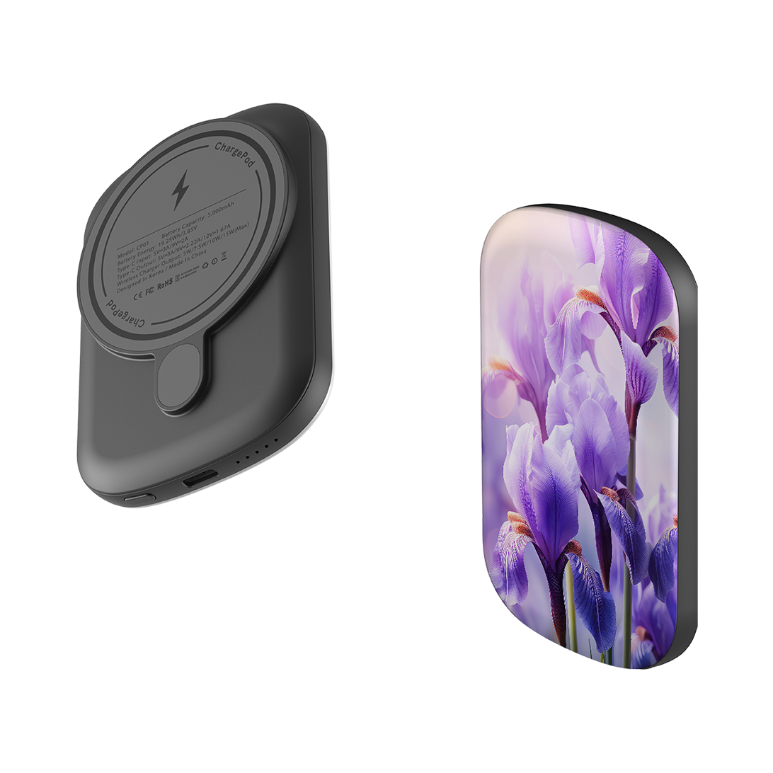 MagSafe Power Bank - Mauve Floral II