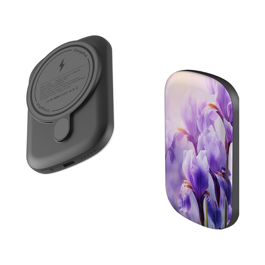 MagSafe Power Bank - Mauve Floral