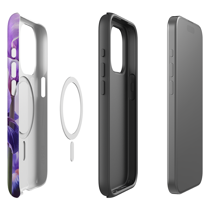 iPhone MagSafe Tough Case -  Mauve Floral