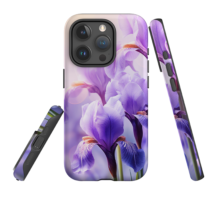 iPhone Tough Case -Mauve Floral