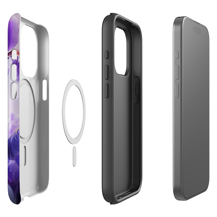 iPhone MagSafe Tough Case -  Mauve Floral II