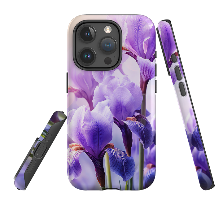 iPhone Tough Case -Mauve Floral II