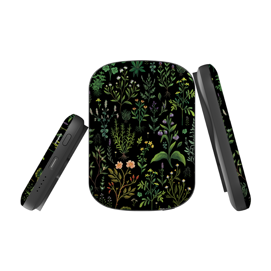 MagSafe Power Bank - Medieval Herbal By Anna Stead