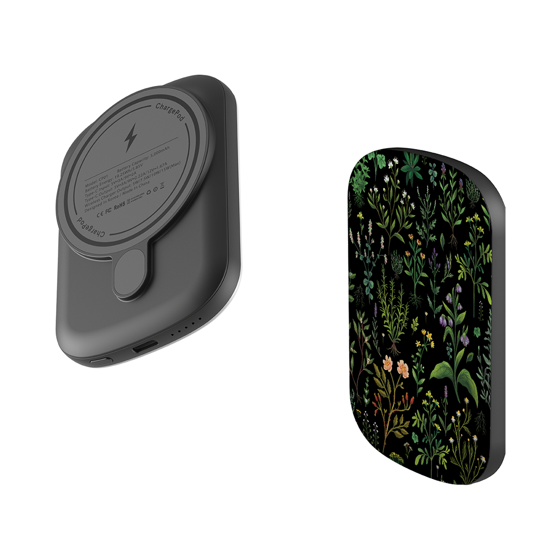 MagSafe Power Bank - Medieval Herbal By Anna Stead
