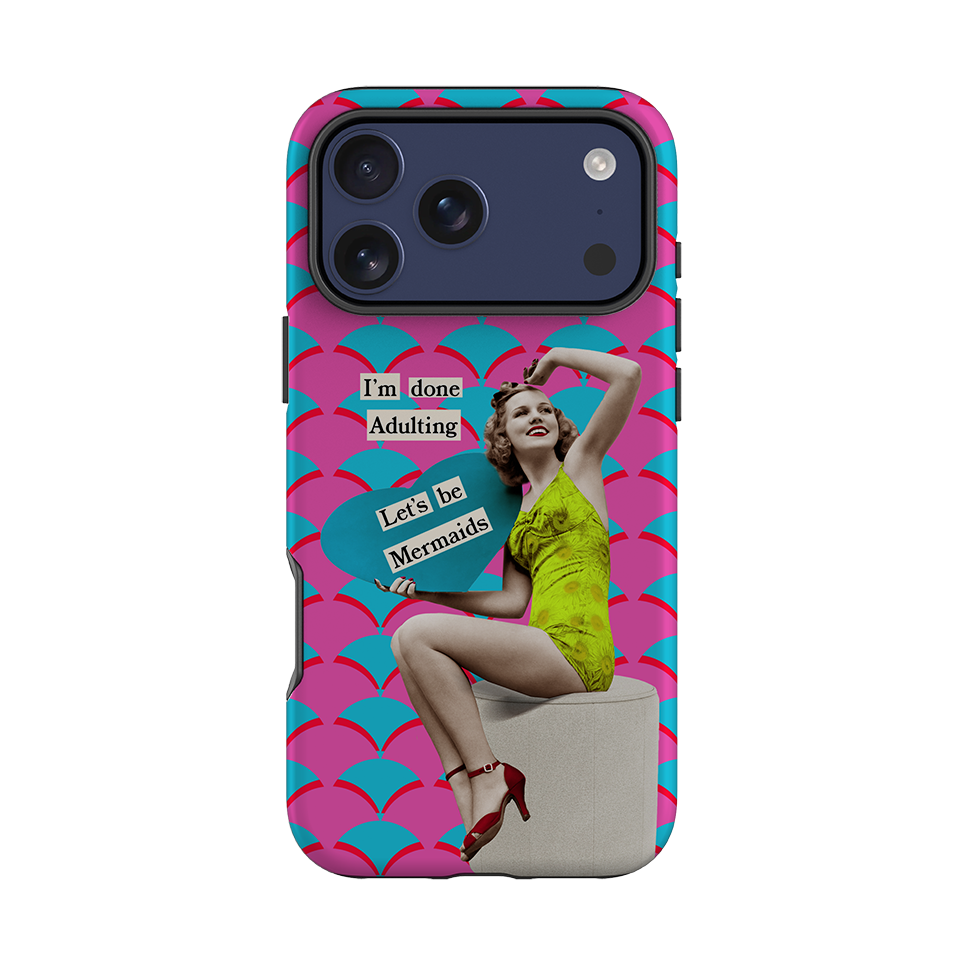 iPhone Tough Case - Mermaid By Clare Jordan