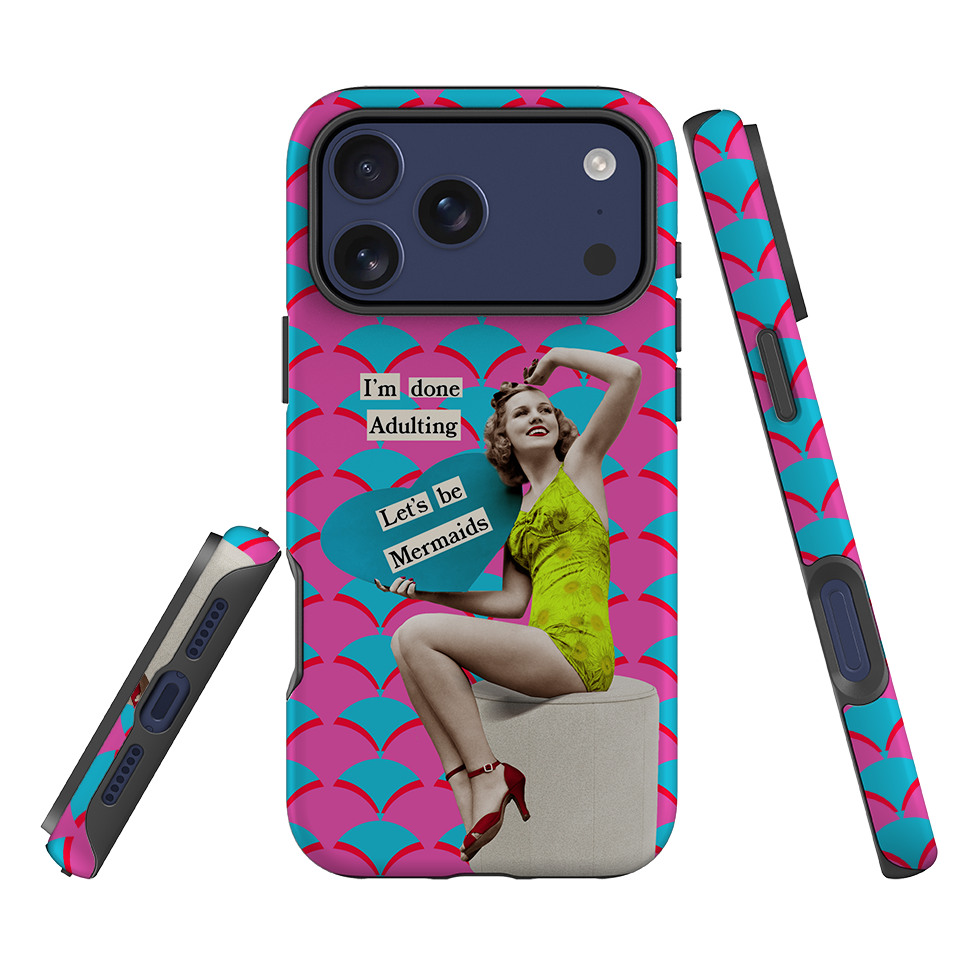 iPhone Tough Case - Mermaid By Clare Jordan