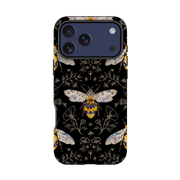 iPhone Tough Case - Midnight Bumble Bee By Helen Ahpornsiri