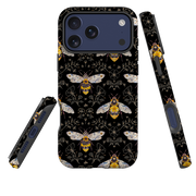 iPhone MagSafe Tough Case - Midnight Bumble Bee Multi By Helen Ahpornsiri