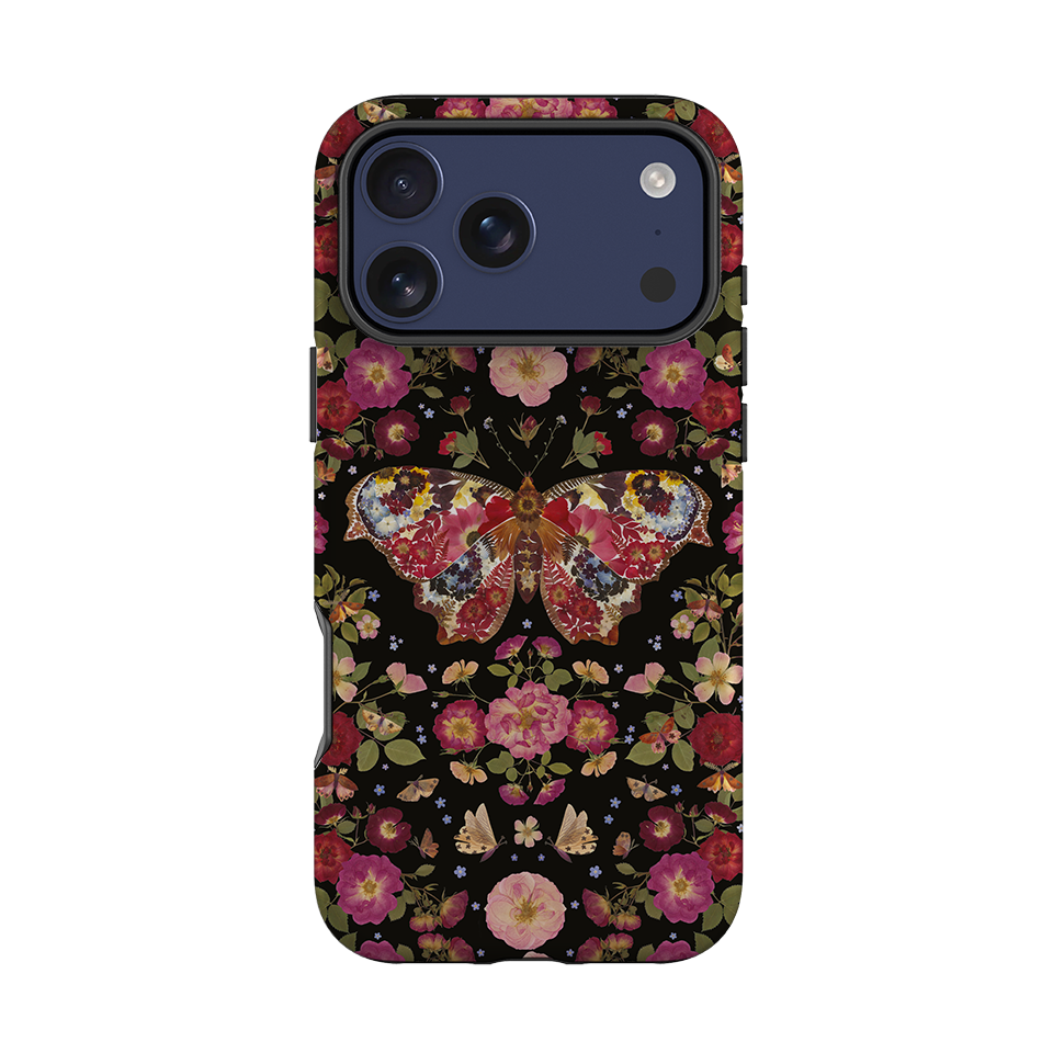iPhone Tough Case - Midnight Butterfly By Helen Ahpornsiri