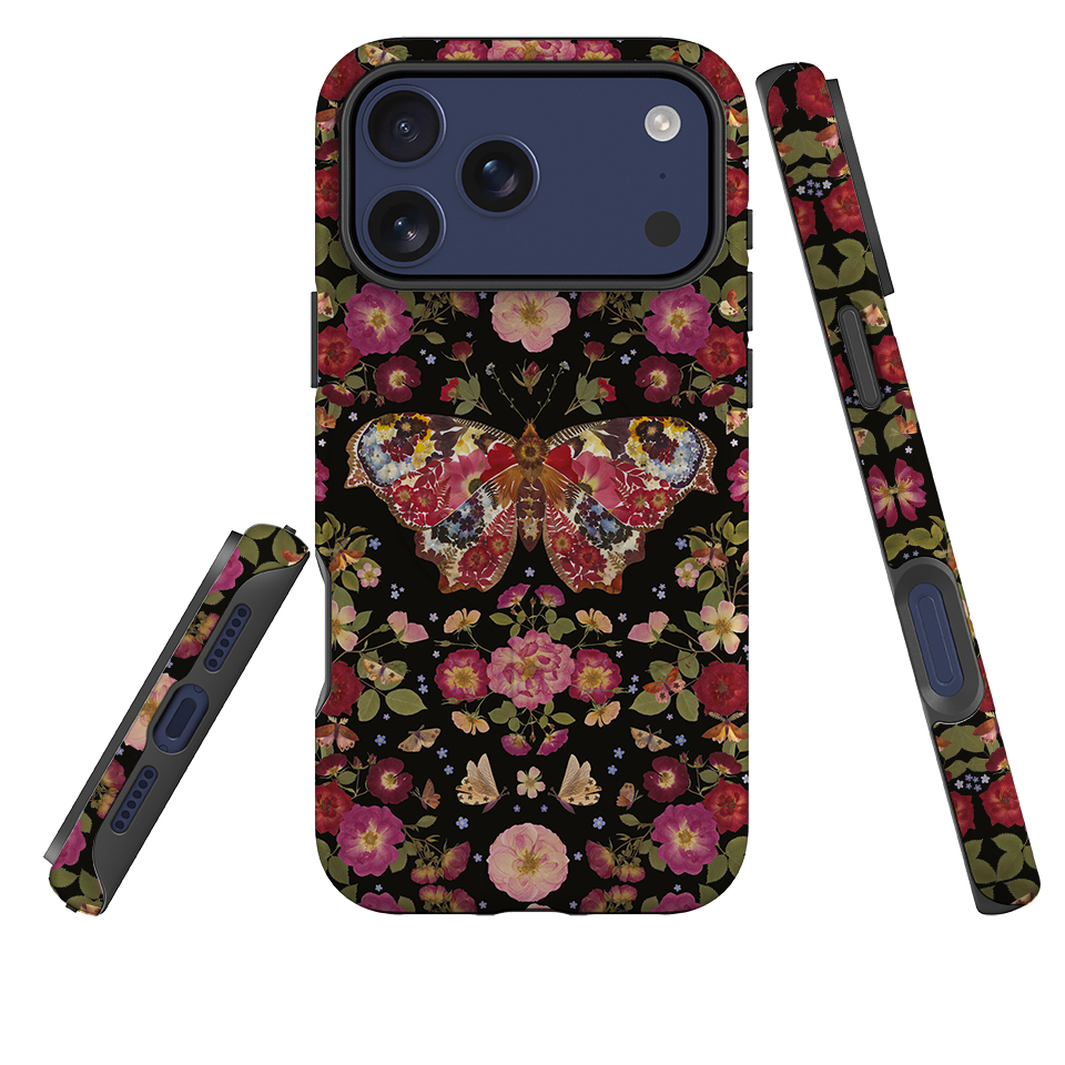 iPhone MagSafe Tough Case - Midnight Butterfly By Helen Ahpornsiri